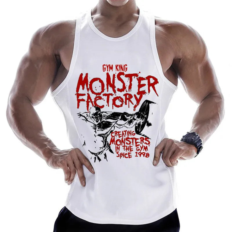 "Tank top workout - Camiseta sin mangas fitness bodybuilding"