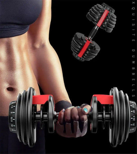  "Pesas ajustables profesionales 24kg-40kg - Calidad comercial para entrenamiento en casa. Ahorra espacio y dinero. POWER FIT CHILE."
