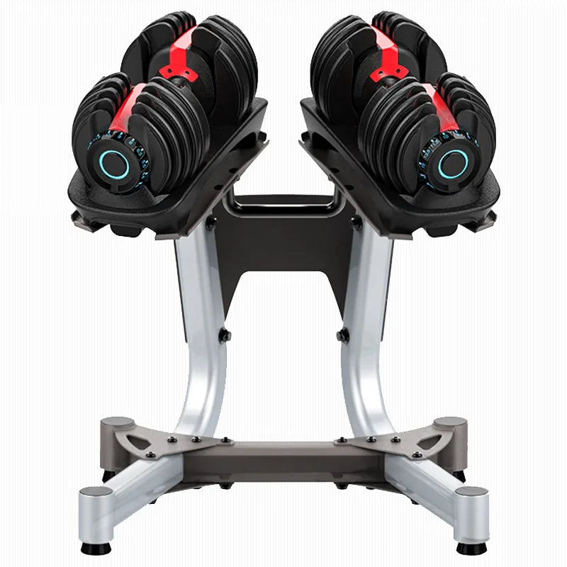  "Mancuernas ajustables profesionales 24kg-40kg para gimnasio en casa - Calidad comercial, ahorro vs gimnasio tradicional. POWER FIT CHILE."