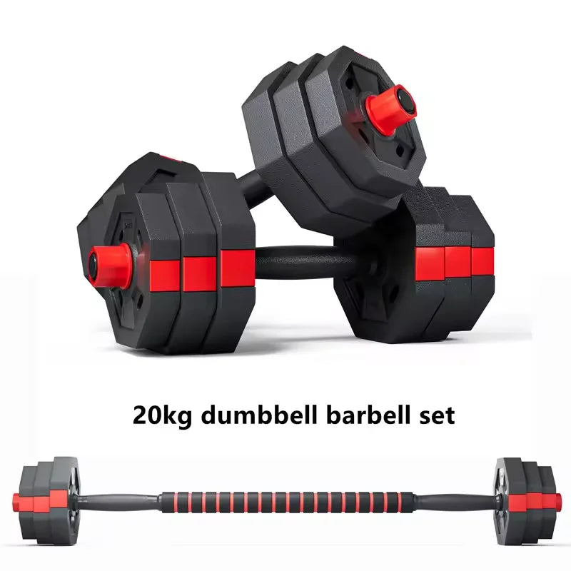 Mancuernas Ajustables Octagonales 10kg - Set Profesional Gimnasio Casa