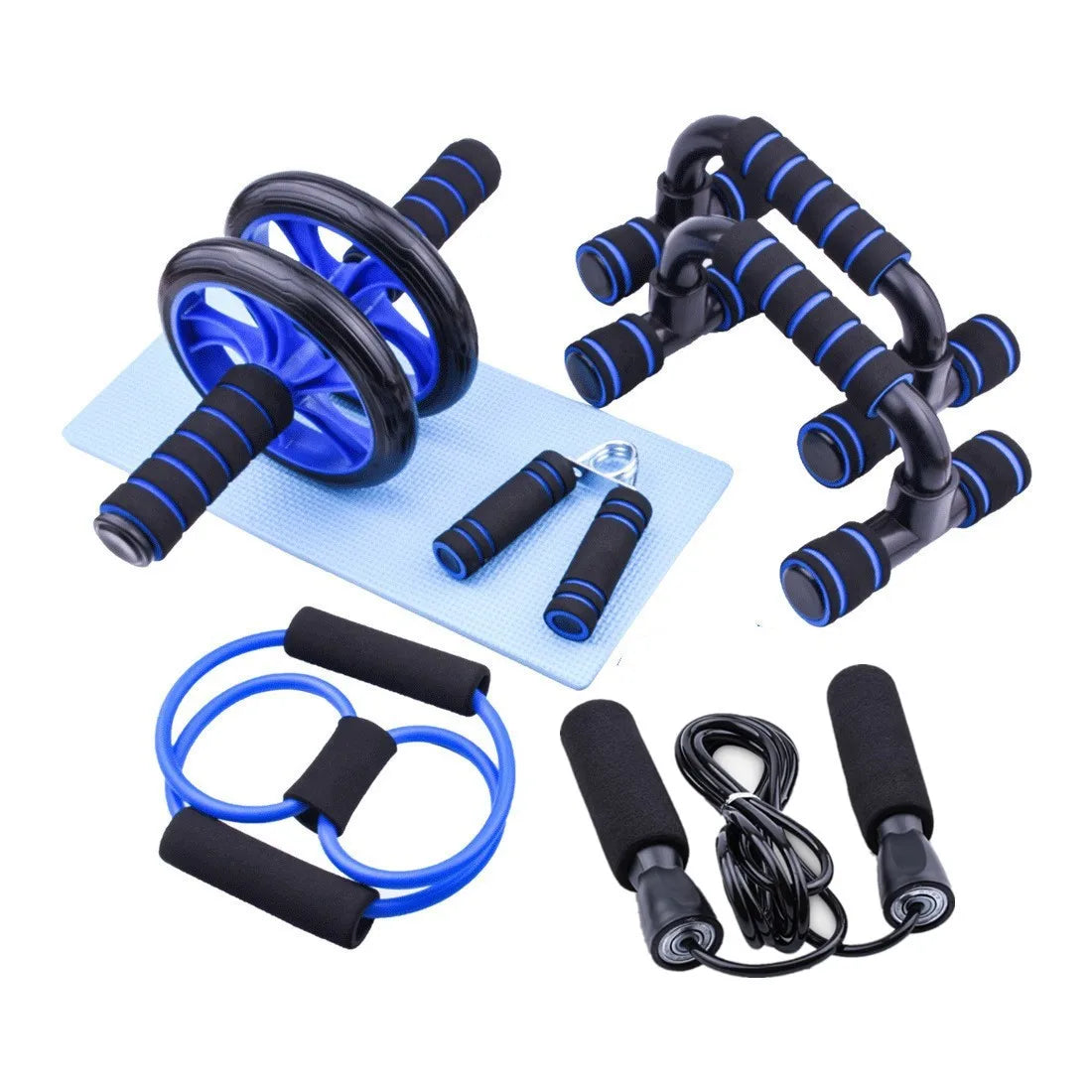 Kit Fitness Completo 7 Piezas - Gimnasio Casa Todo en Uno